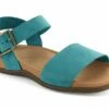 Cara -THE WALKING COMPANY Sales CARA Teal Angled
